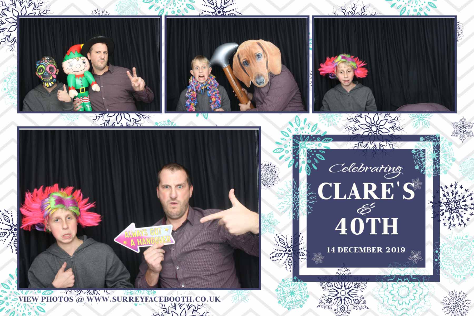 Clare's 40th Birthday | View more photos from the event at galleries.surreyfacebooth.co.uk/u/Surrey-FaceBooth/Clares-40th-Birthday